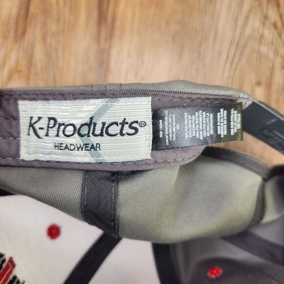 K-Products Case International Hat Cap Snapback White Red Farmer Mens Implement - Picture 10 of 11